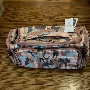 LUG Trolley XL Cosmetic case. NWT Camo rose
